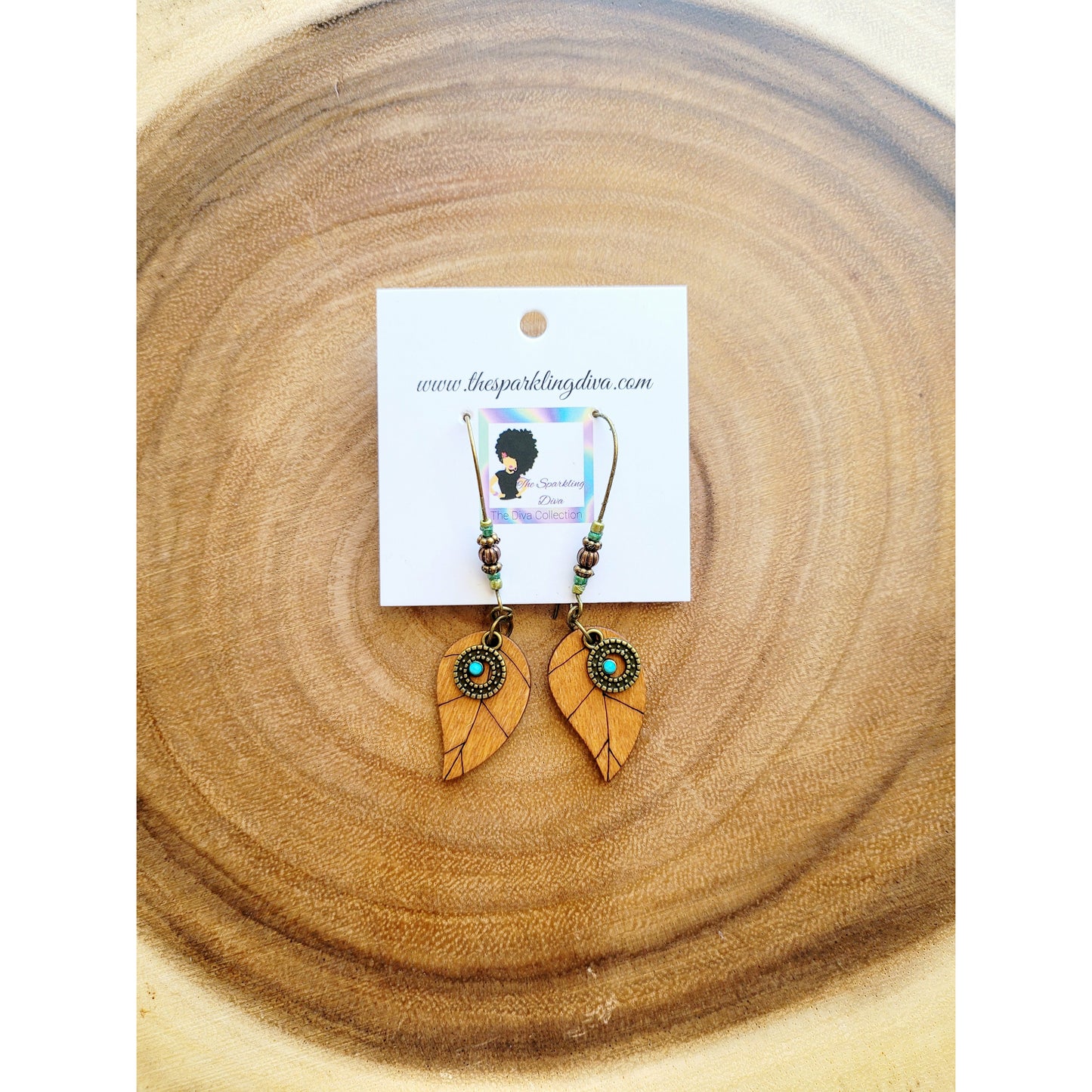 Whispring pine earrings