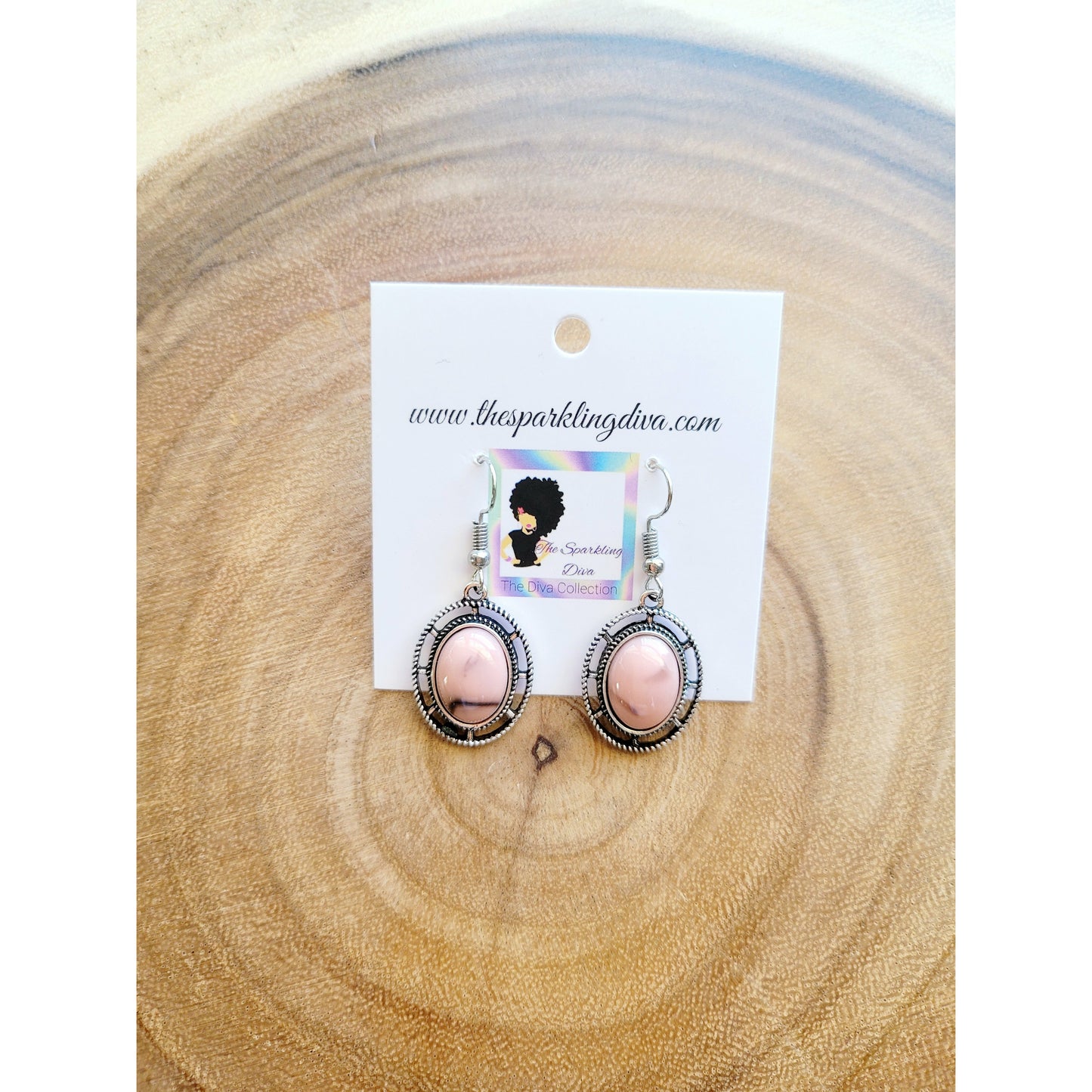 Pretty in pink earrings