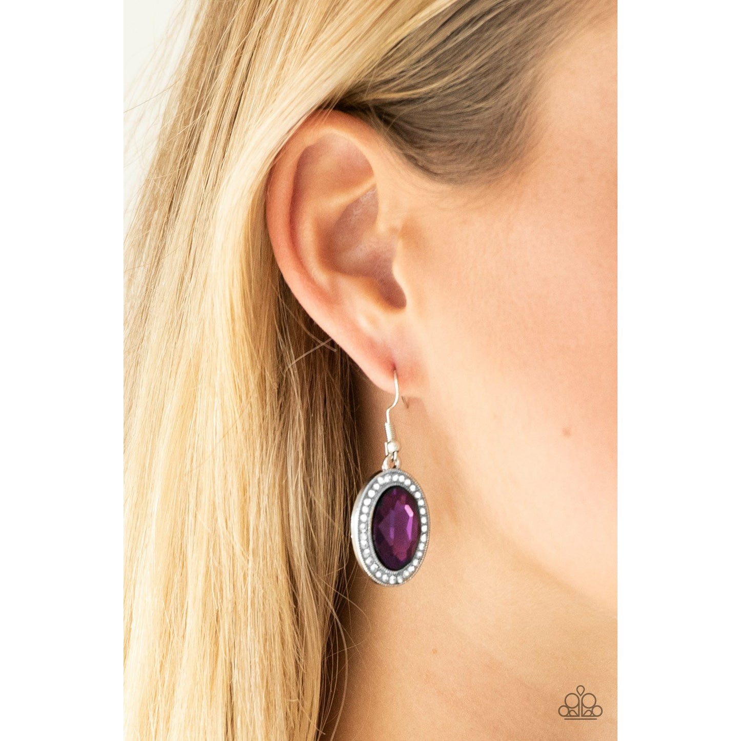 Only FAME In Town - Purple  earrings