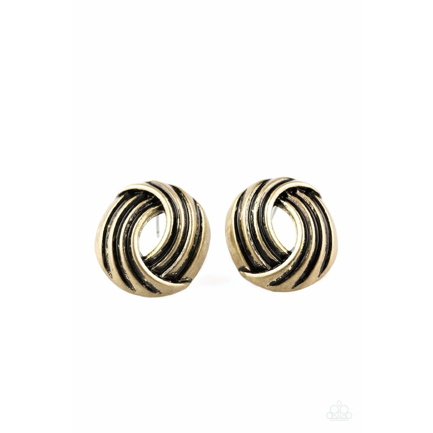 Rare Refinement - Brass earrings