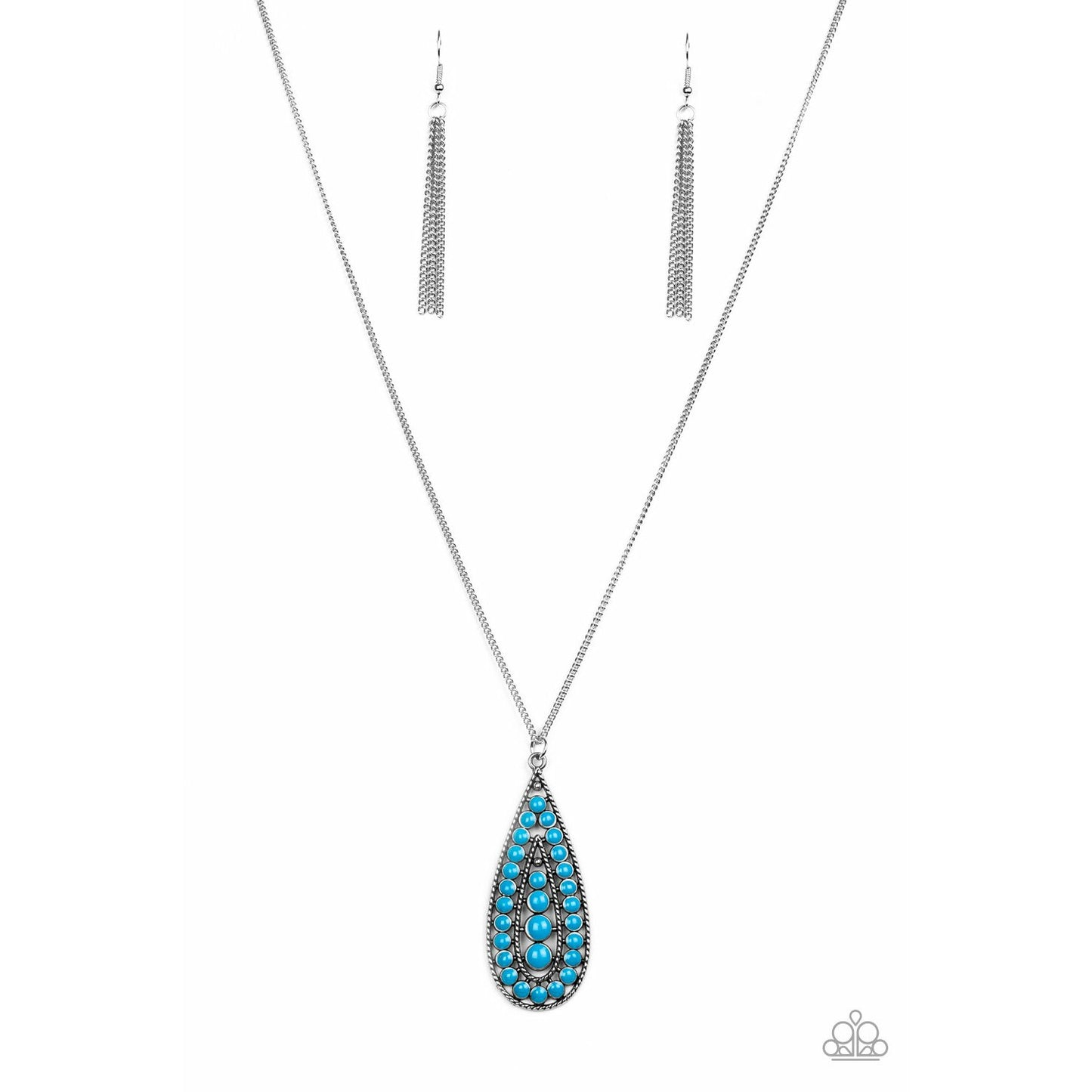 Tiki Tease - Blue necklace