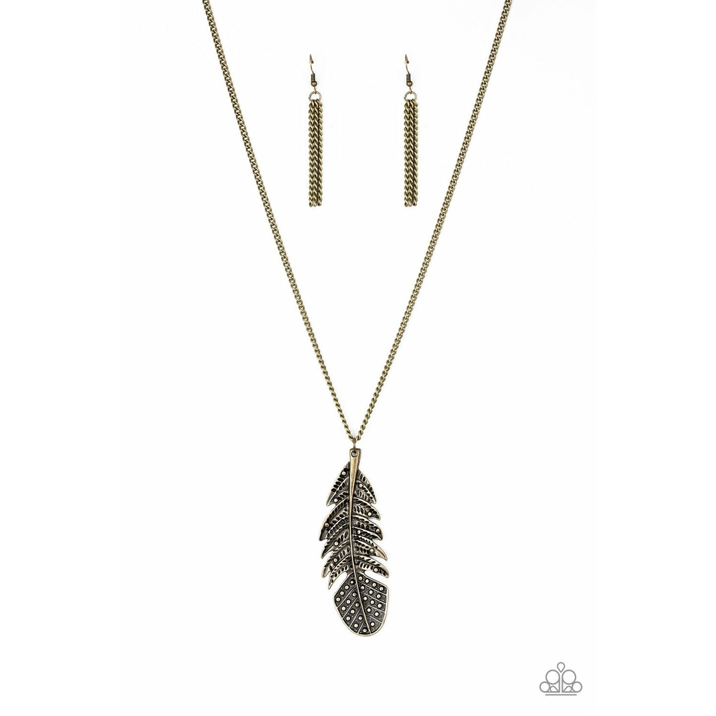 Free Bird - Brass necklace