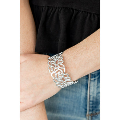 Victorian Gardens - White bracelet