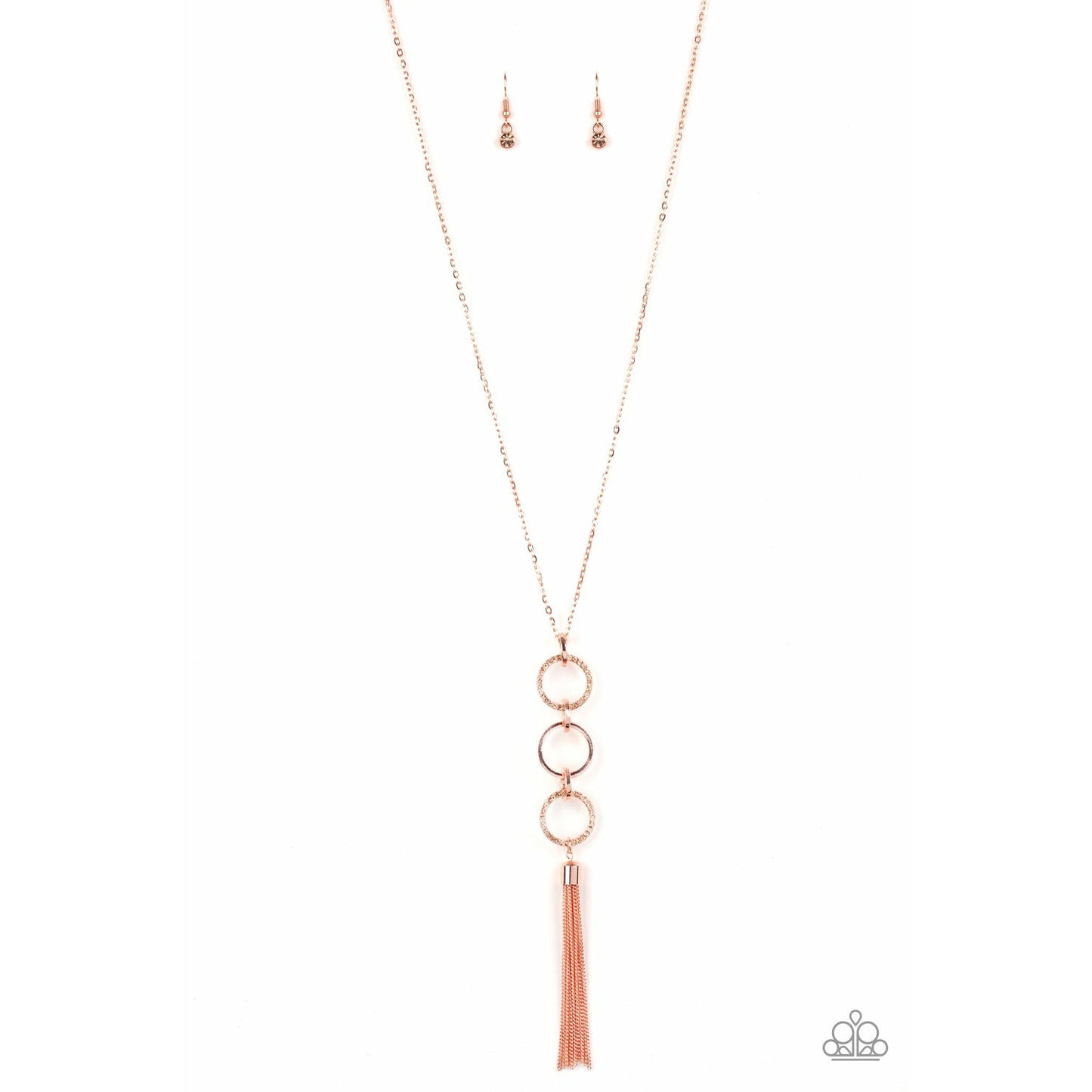 Diva In Diamonds - Copper necklace