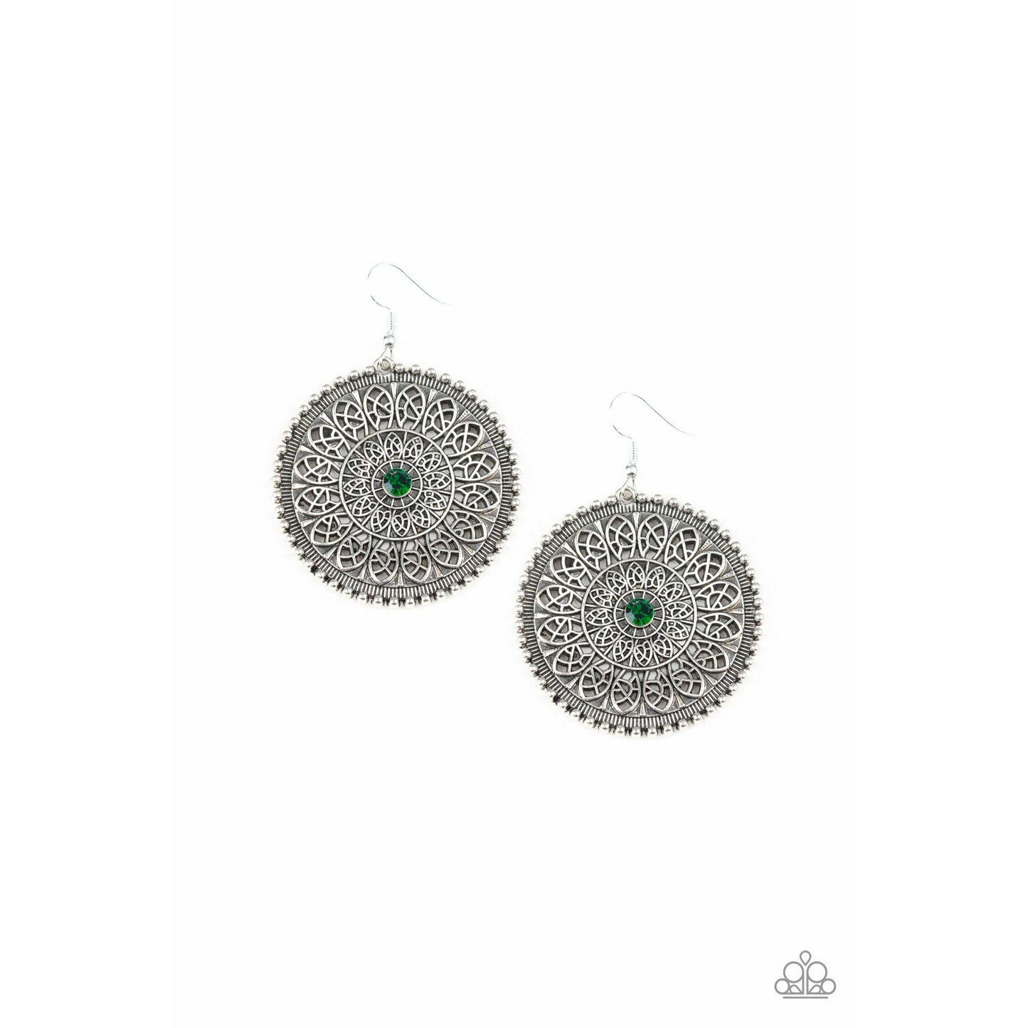 WHEEL and Grace - Green earrings