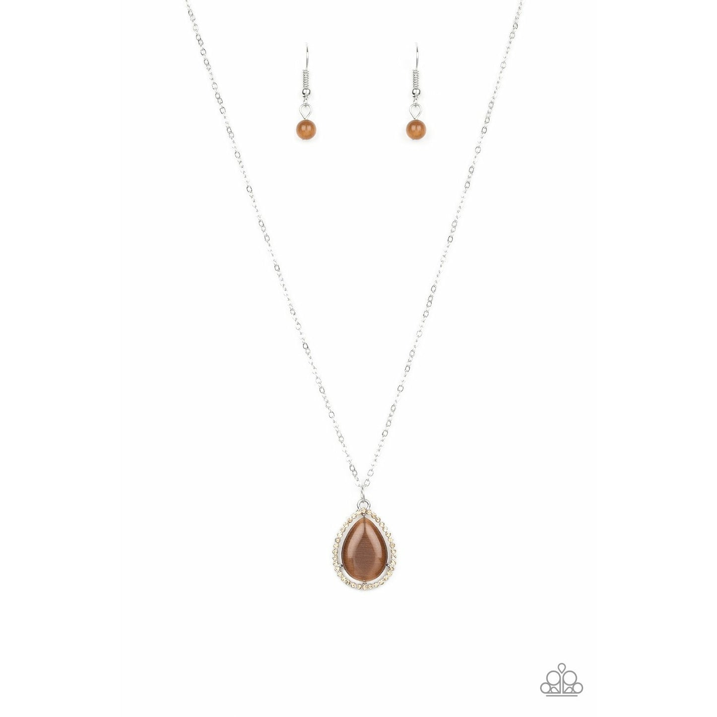 In GLOW Spirits - Brown necklace