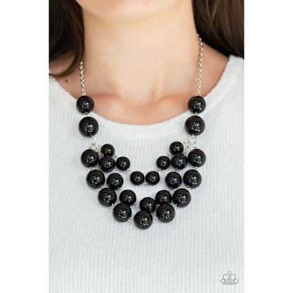 Miss Pop-YOU-larity - Black necklace