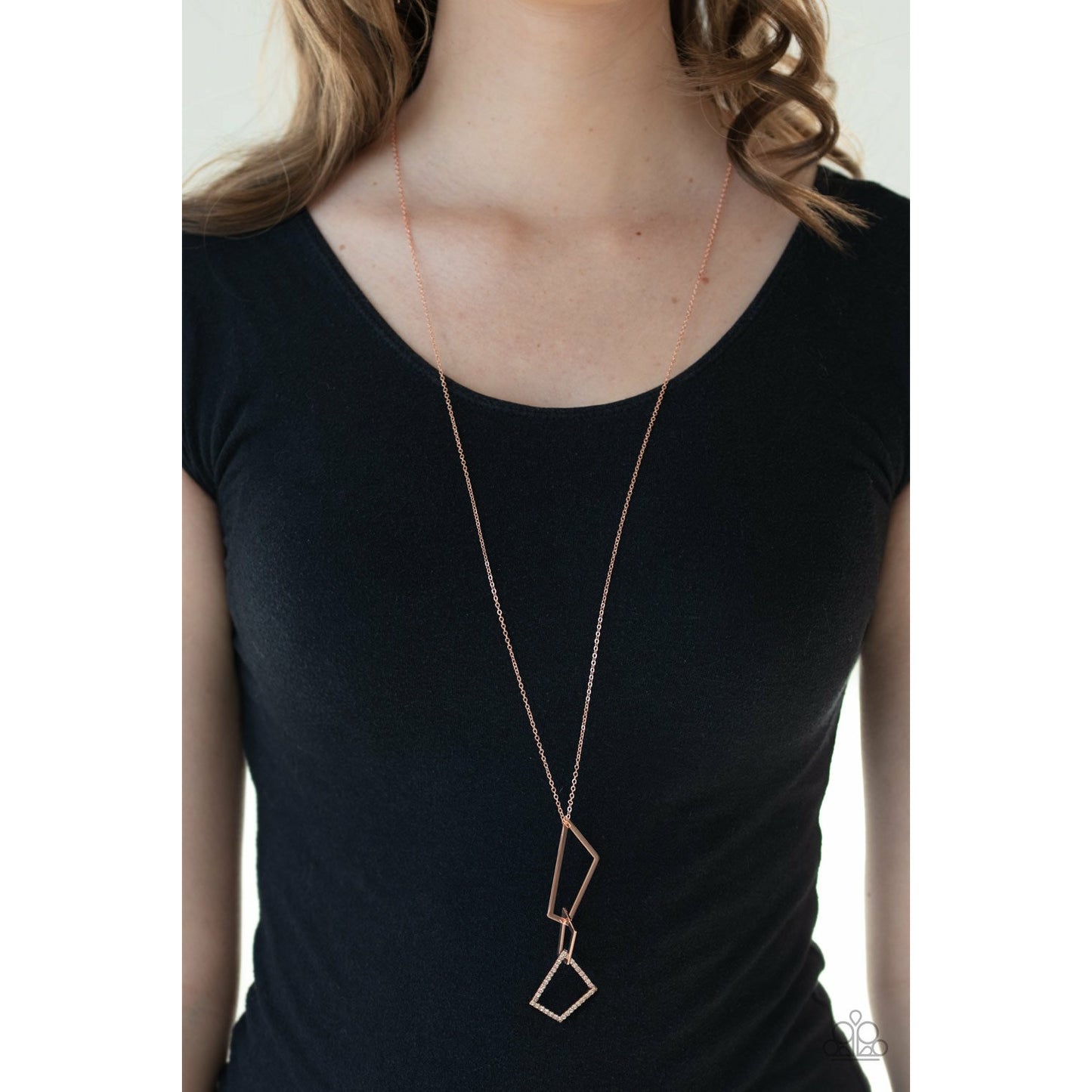 Shapely Silhouettes - Copper necklace
