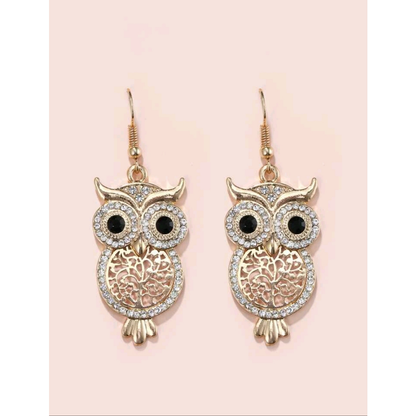 Wisdom owl earrings