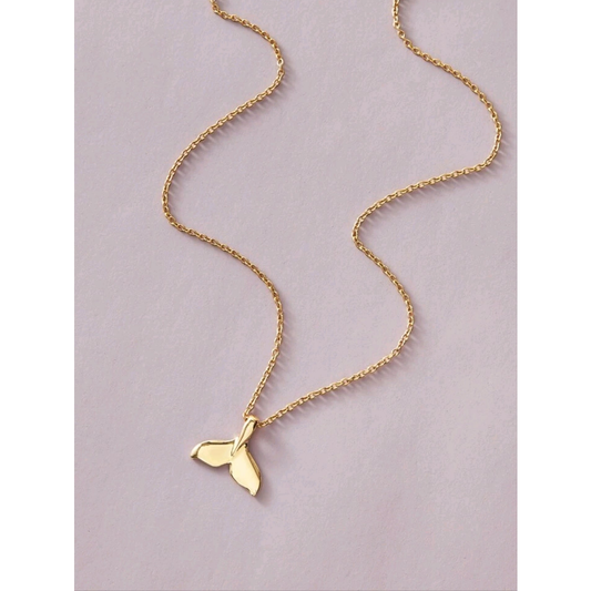 Tail fin necklace