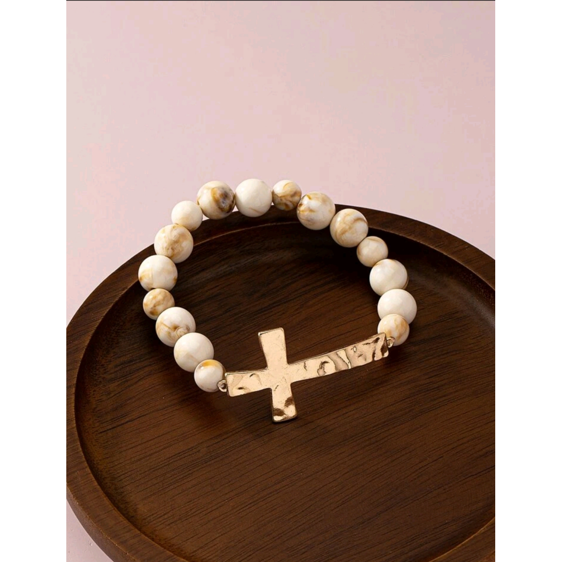 The rugged cross bracelet