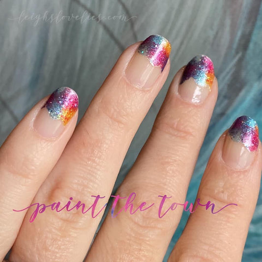 Paint the town nail strips